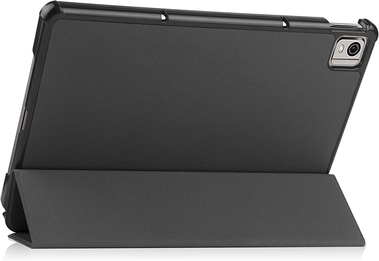 Tri-Fold Smart Magnetic Flip Tablet Leather Case, Shockproof Hard Shell Stand Case Cover with Auto Wake/Sleep for Nokia T21