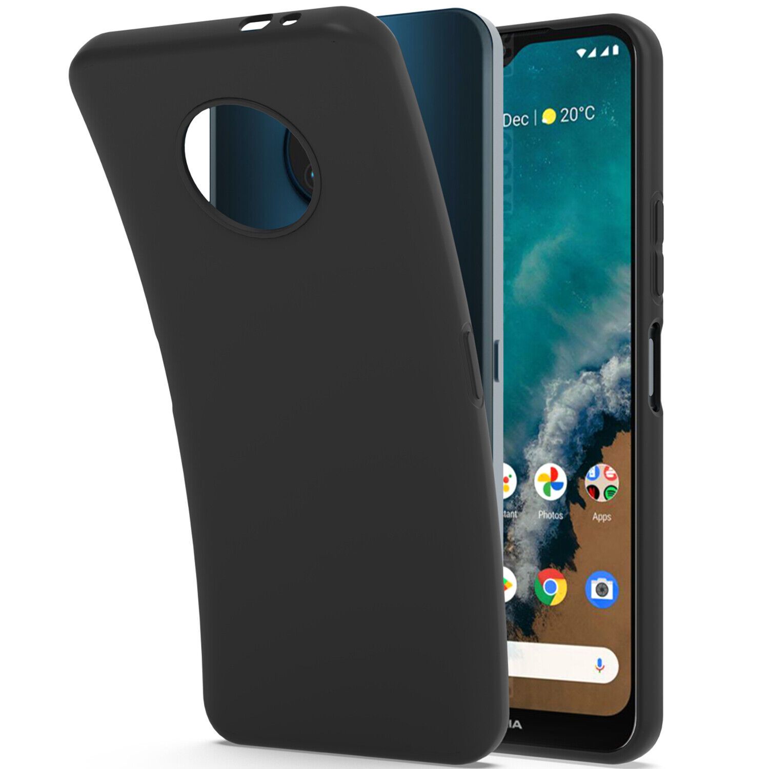 Slim smooth Luxury Shockproof Liquid Soft Silicone TPU Cover Case For Nokia G50