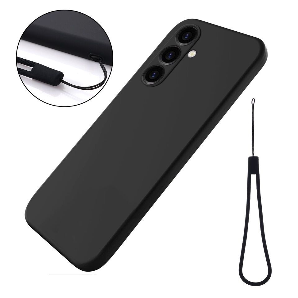 Slim smooth Luxury Shockproof Liquid Soft Silicone TPU Cover Case For Samsung Galaxy A15