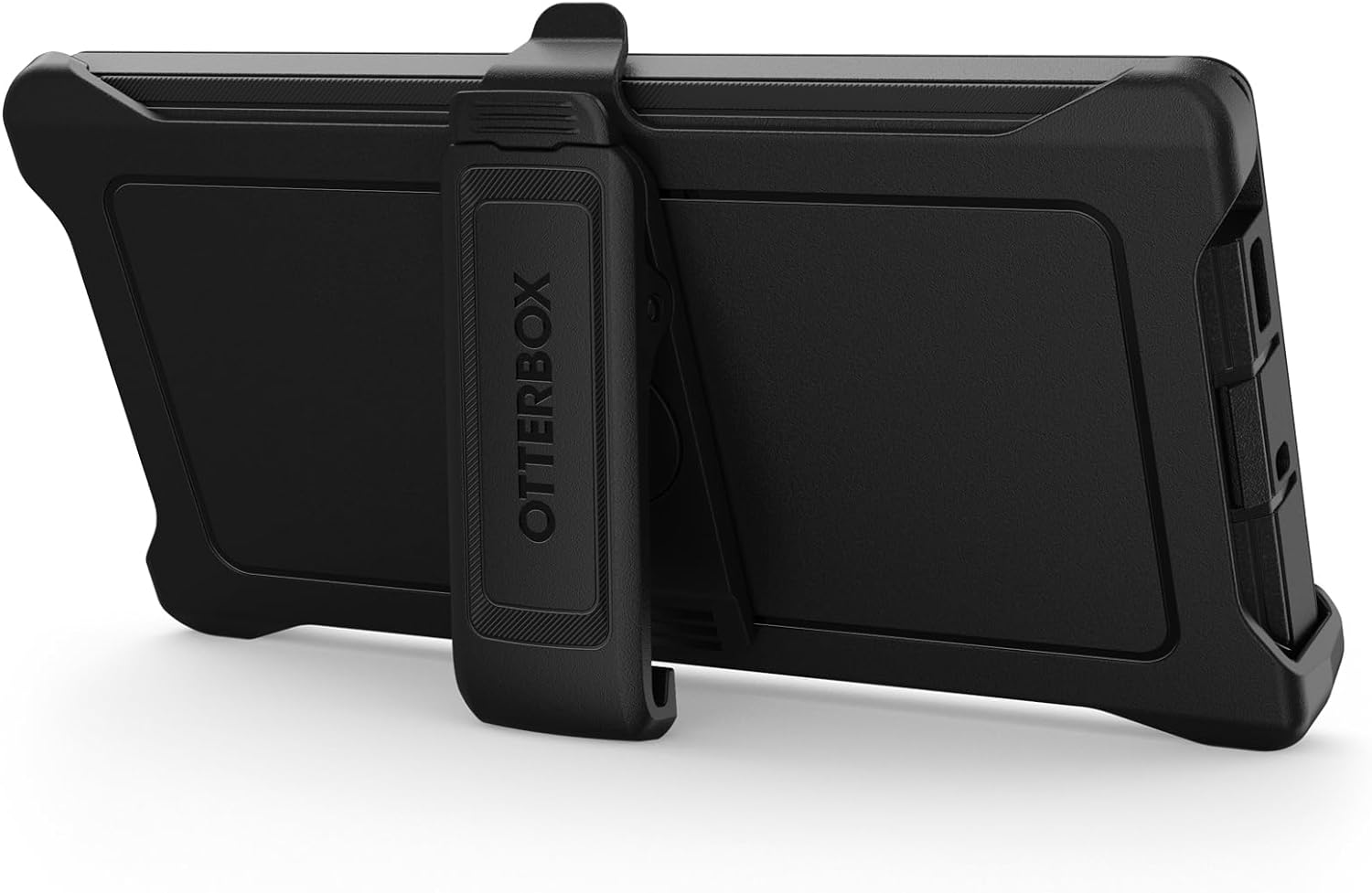 OtterBox Defender Series Case - BLACK, rugged & durable, shockproof with port protection, includes holster clip kickstand for Samsung Galaxy S24 Ultra