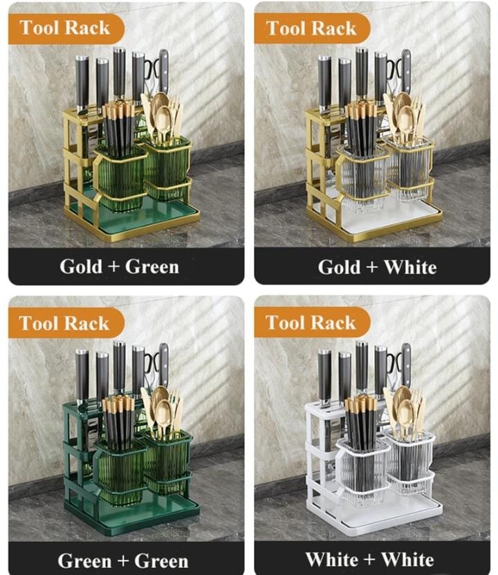 Multi-purpose Kitchen  cutlery Organizer with chopsticks storage box