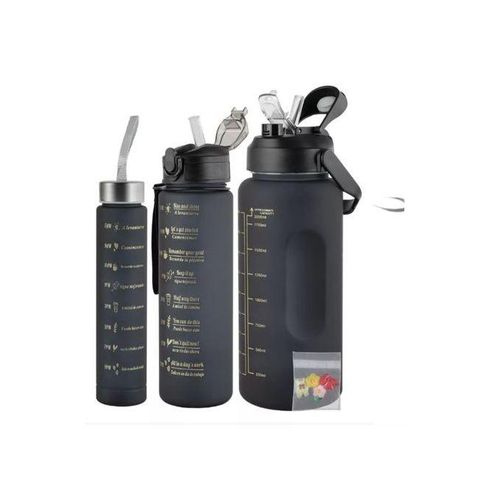3 in 1 motivational water bottles