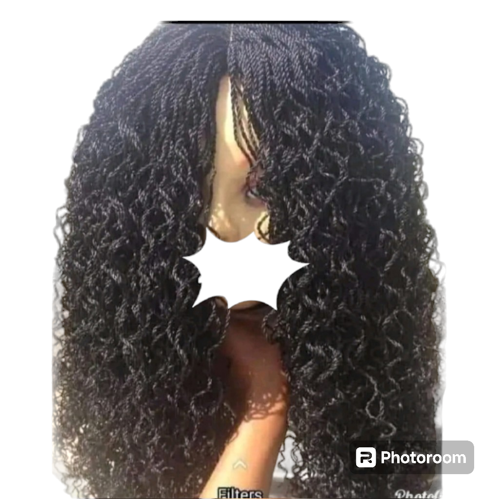 Curly twisted wig