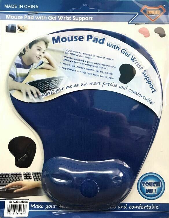 MOUSE MAT ANTI-SLIP COMFORT MOUSE PAD MAT WITH FOAM REST WRIST SUPPORT
