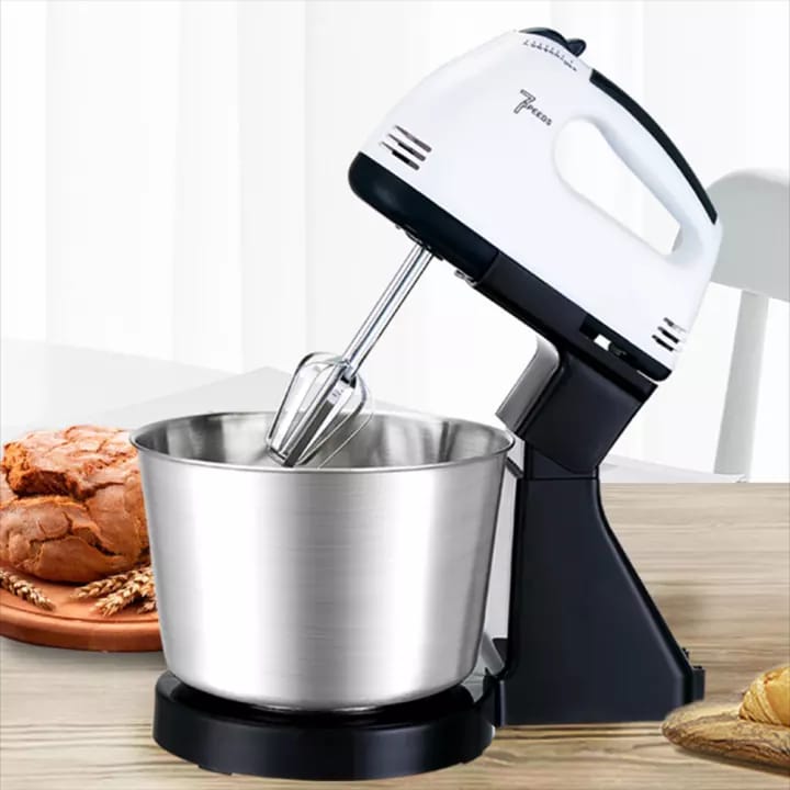Sokany Electric Stand Mixer 7 Speed Kitchen Mixer with Dough Hook Whisk Beater & Dough Kneading Bowl