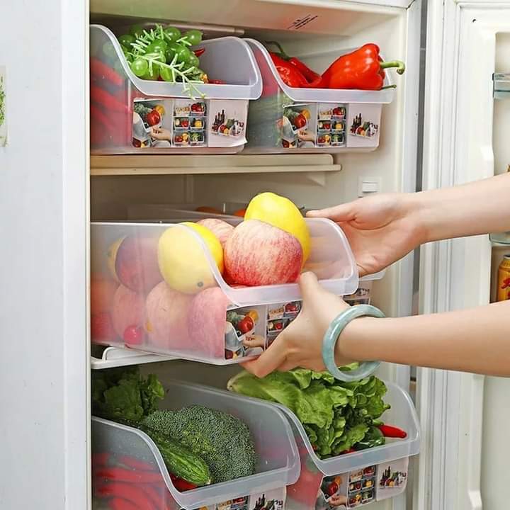 Home Kitchen fridge organizer containers Size 20cm x 40cm