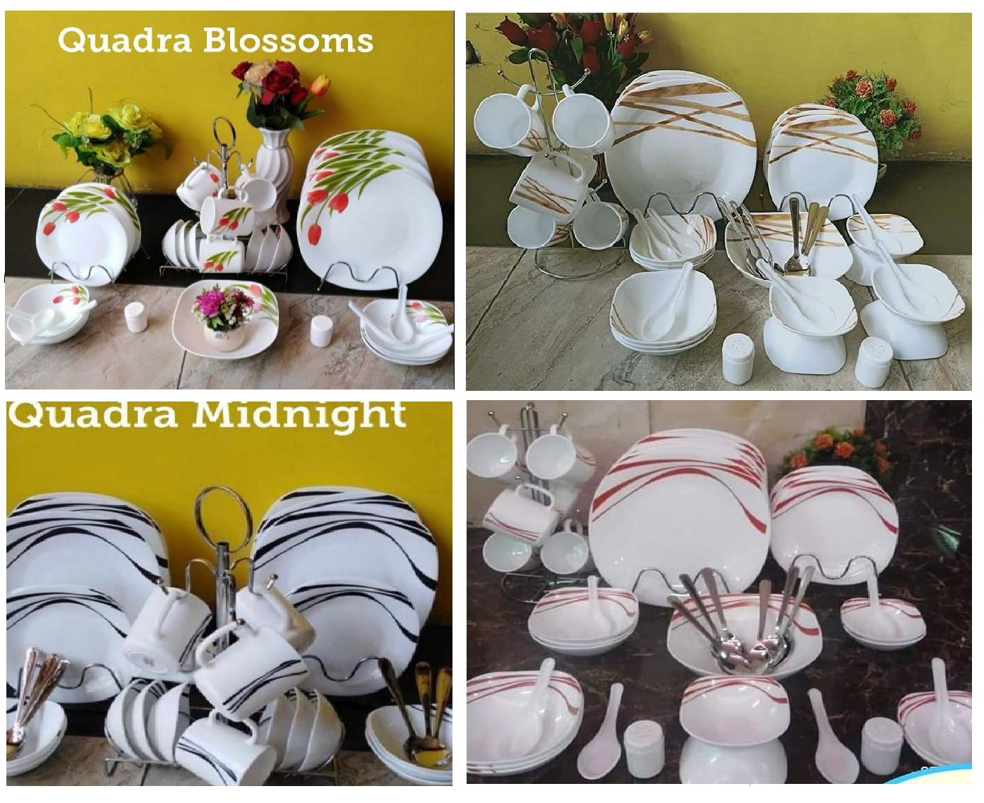39 pcs Quadra Dinner sets