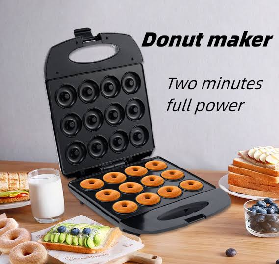 12 Pcs Nunix Donut / doughnut Home Cake Maker Machine Dessert Snack ~