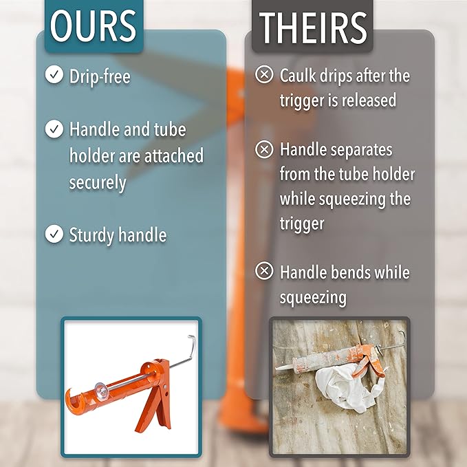 Professional Silicone Glue Adhesive Caulk Gun