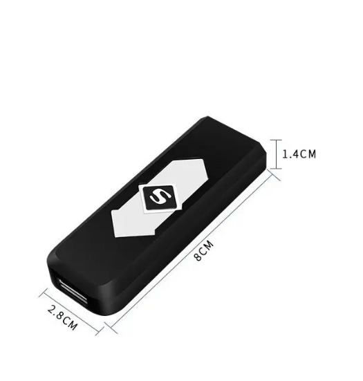 Ultra Slim Lighter Cigarette USB Charging Portable Rechargeable Flameless Windproof Electronic