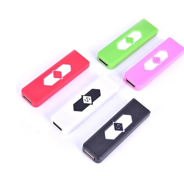 Ultra Slim Lighter Cigarette USB Charging Portable Rechargeable Flameless Windproof Electronic