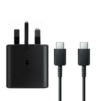 Samsung 45W Adapter + USB C TO C Cable – Black