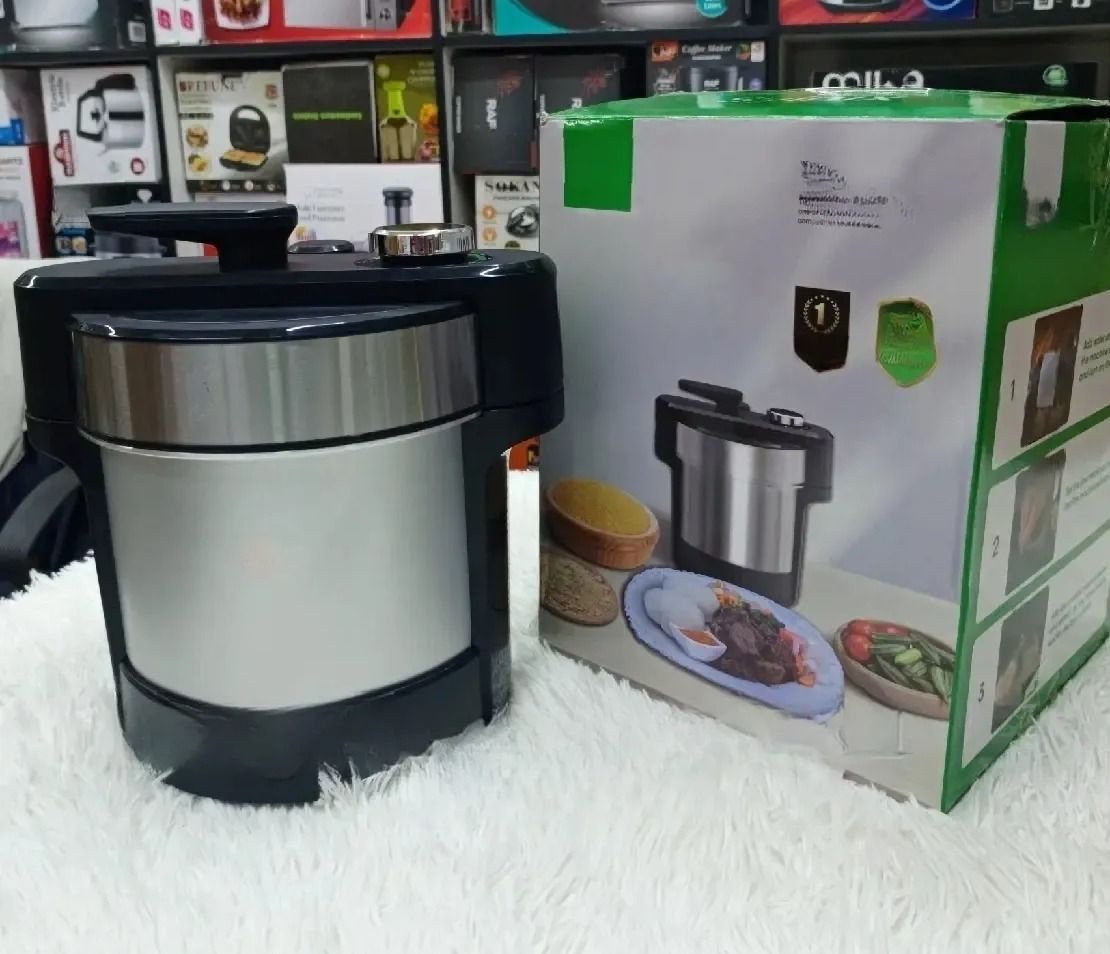 Synix Fully Automatic Ugali Cooker Swallow Maker Pounding Machine