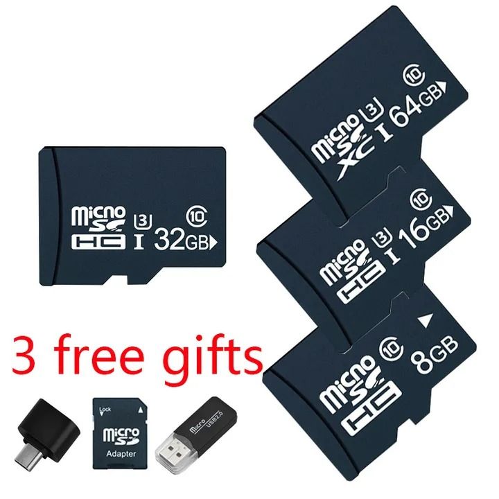 【3 FREE GIFTS】High Speed TF Card Micro SD Card memory Card MicroSD [4/8/16/32/64/128GB] memorycard For phones Camera