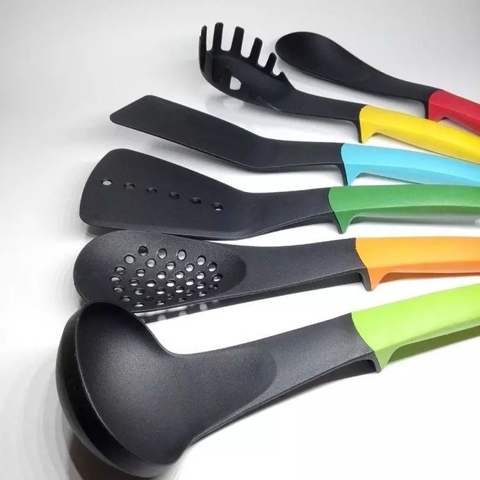 Best Price For Pcs Silicon Non Stick Serving Spoon Set Stand High