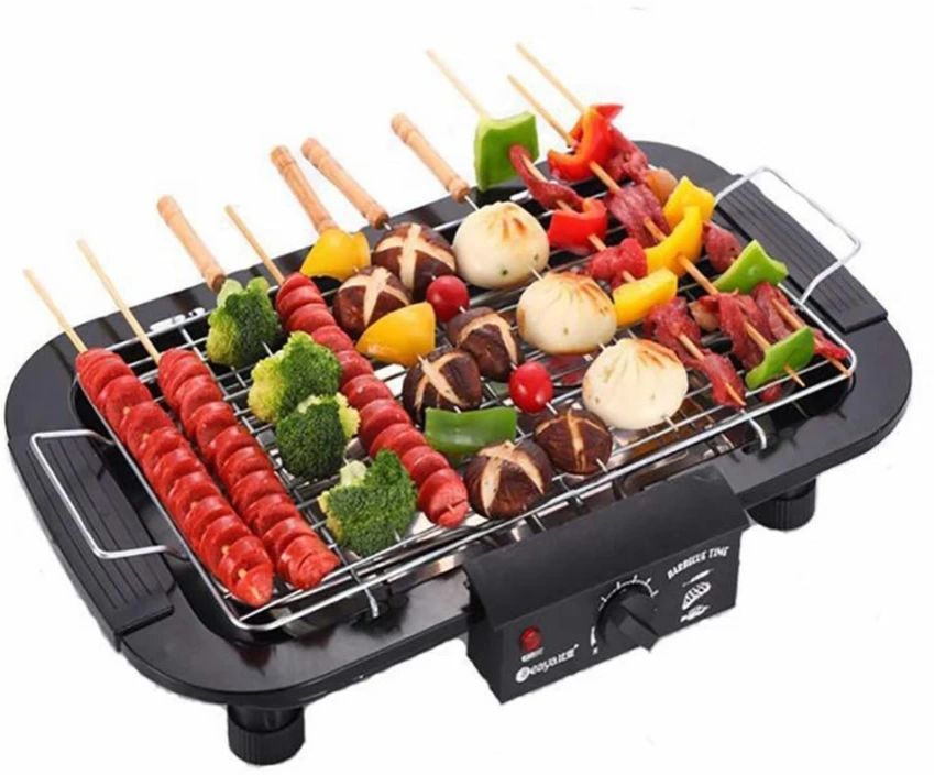 Stainless Steel 2000W Electric BBQ Grill For Home And Outdoor