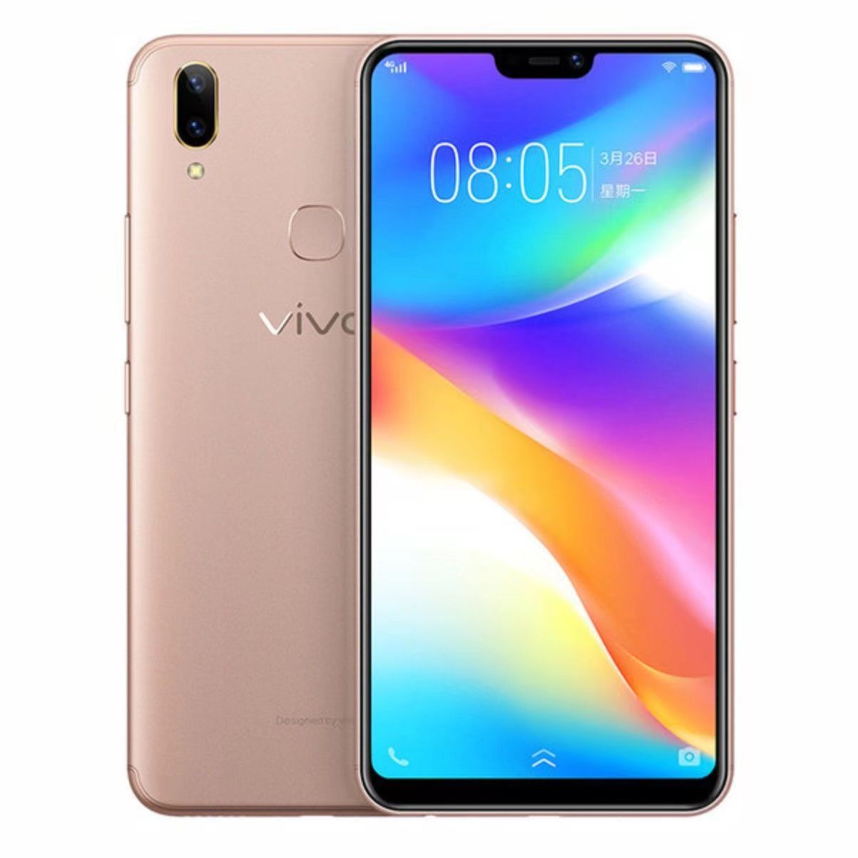 Refurbished Phone VIVO Y85 4GB+64GB 6.26-inch rear fingerprint sensor dual SIM 2G/3G/4G smartphone