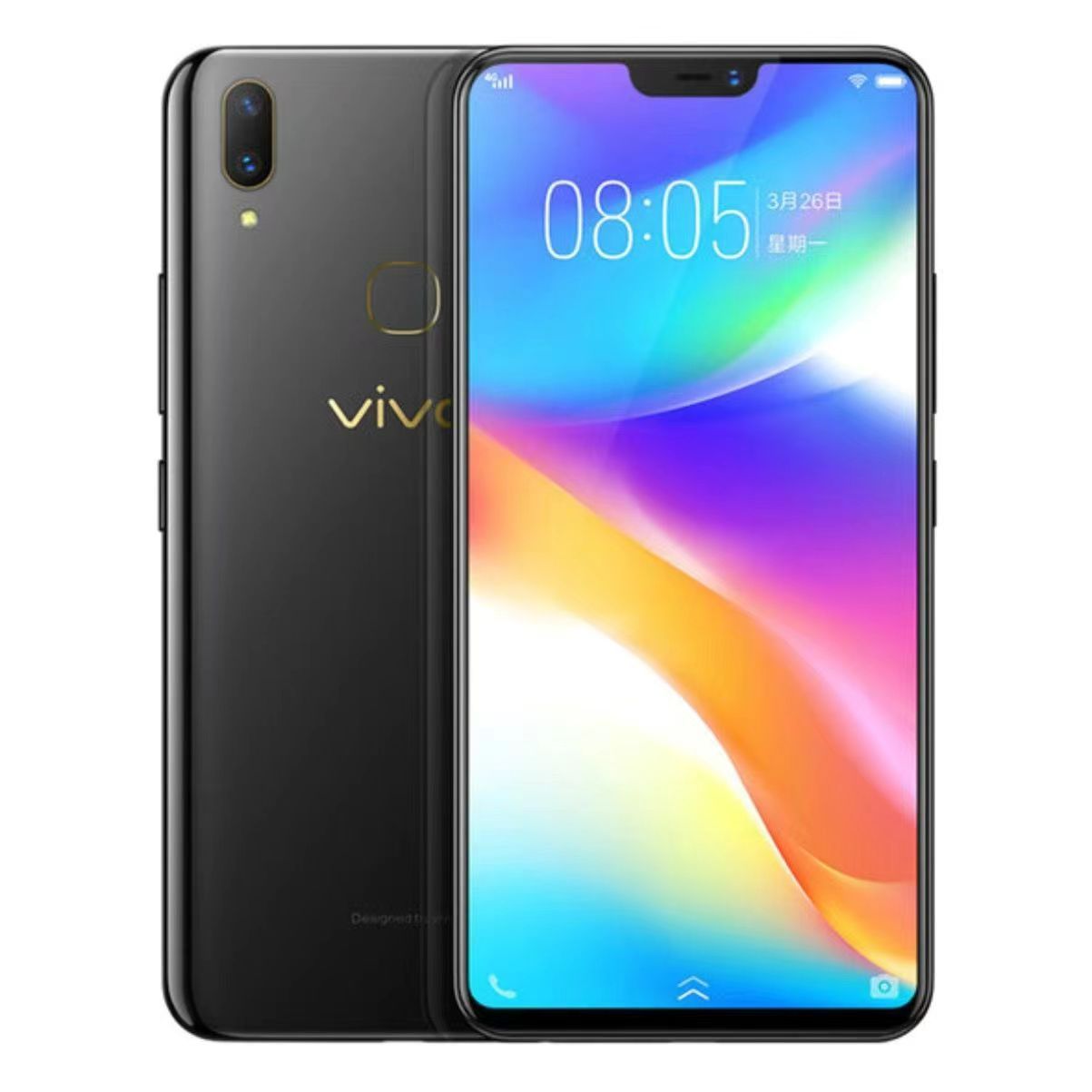 Refurbished Phone VIVO Y85 4GB+64GB 6.26-inch rear fingerprint sensor dual SIM 2G/3G/4G smartphone