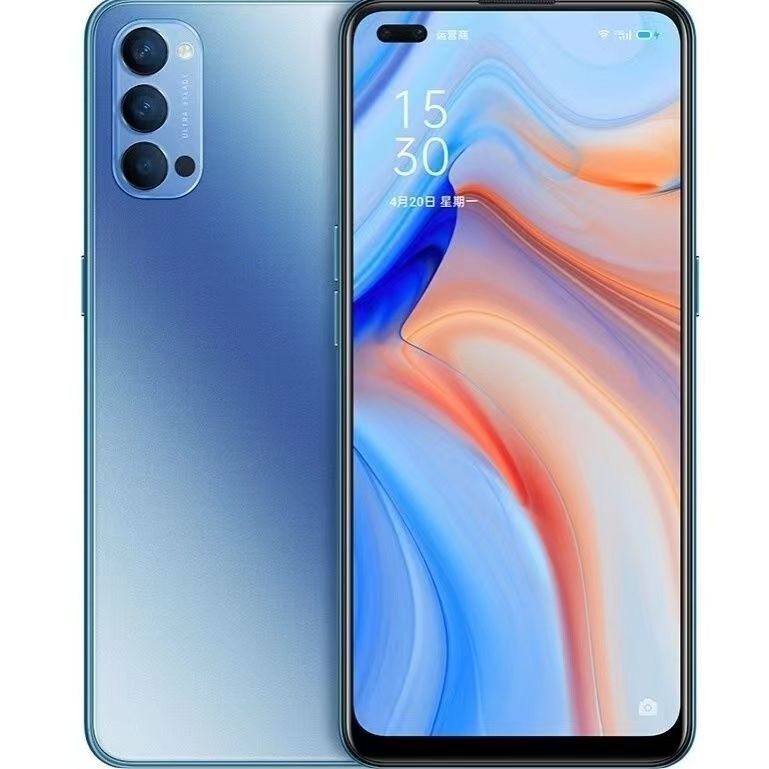 Refurbished OPPO Reno 4 5G 8GB+128GB 6.4 inches 48MP+32MP 4020mAh Face ID Dual SIM (Nano SIM) Qualcomm Snapdragon 765G (No Fingerprint)