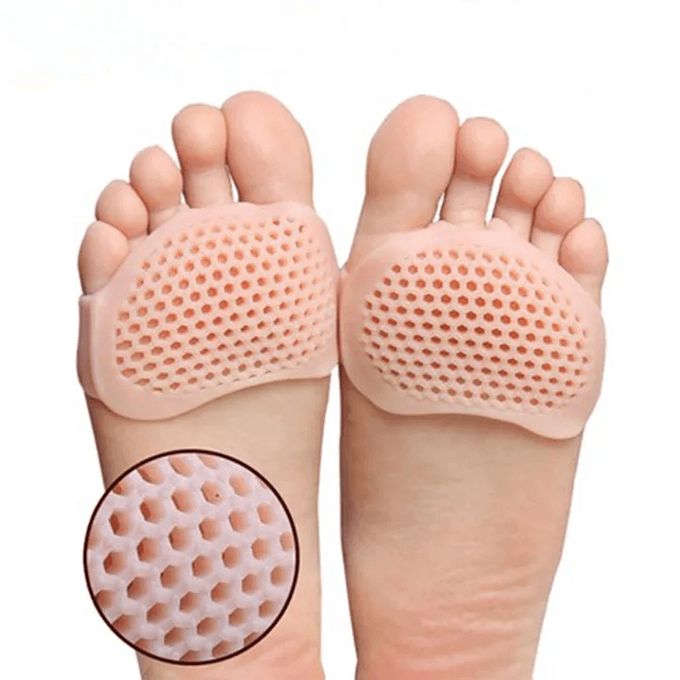 Silicone Honeycomb Forefoot Insoles High Heel Shoes Pad Insoles Breathable Health Care Shoe Insole Massage Shoe Insert Skin