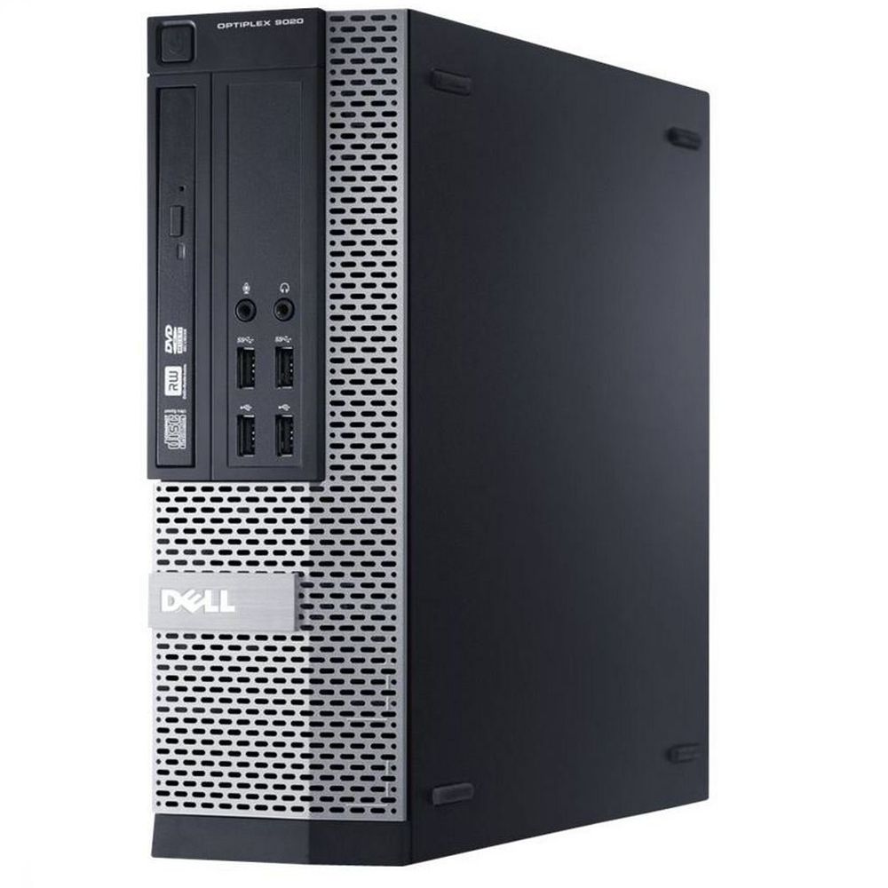 (FULLSET COMPLETE DESKTOP) Refurbished Dell Optiplex 790 SFF+ 19 Inch Monitor Desktop Computer PC Intel i5 - 2400 up to 3.4GHz, 4GB DDR3 500GB HDD HDMI DVD Windows 10 Pro 64-bit Business High