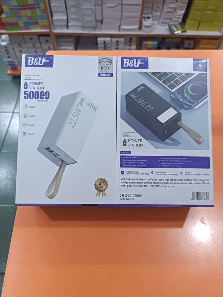 B&U power station 50000mah 22.5W  power bank