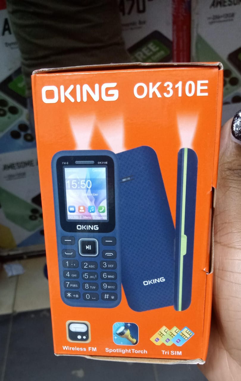 Oking 310E 177 screen kabambe wireless fm, camera, Bright touch 1000mAh dual SIM card.