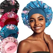 women sleeping head bonnets