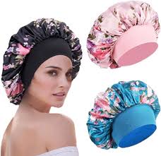 women sleeping head bonnets