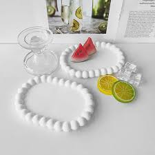 DECOR CERAMIC OVAL BUBBLE TRINKET TRAY/AFFORDABLE,AESTHETIC DECOR PIECES/JEWELRY TRAY/CANDLE TRAY/COASTERS.16.5CM LONG-11.5CM WIDE