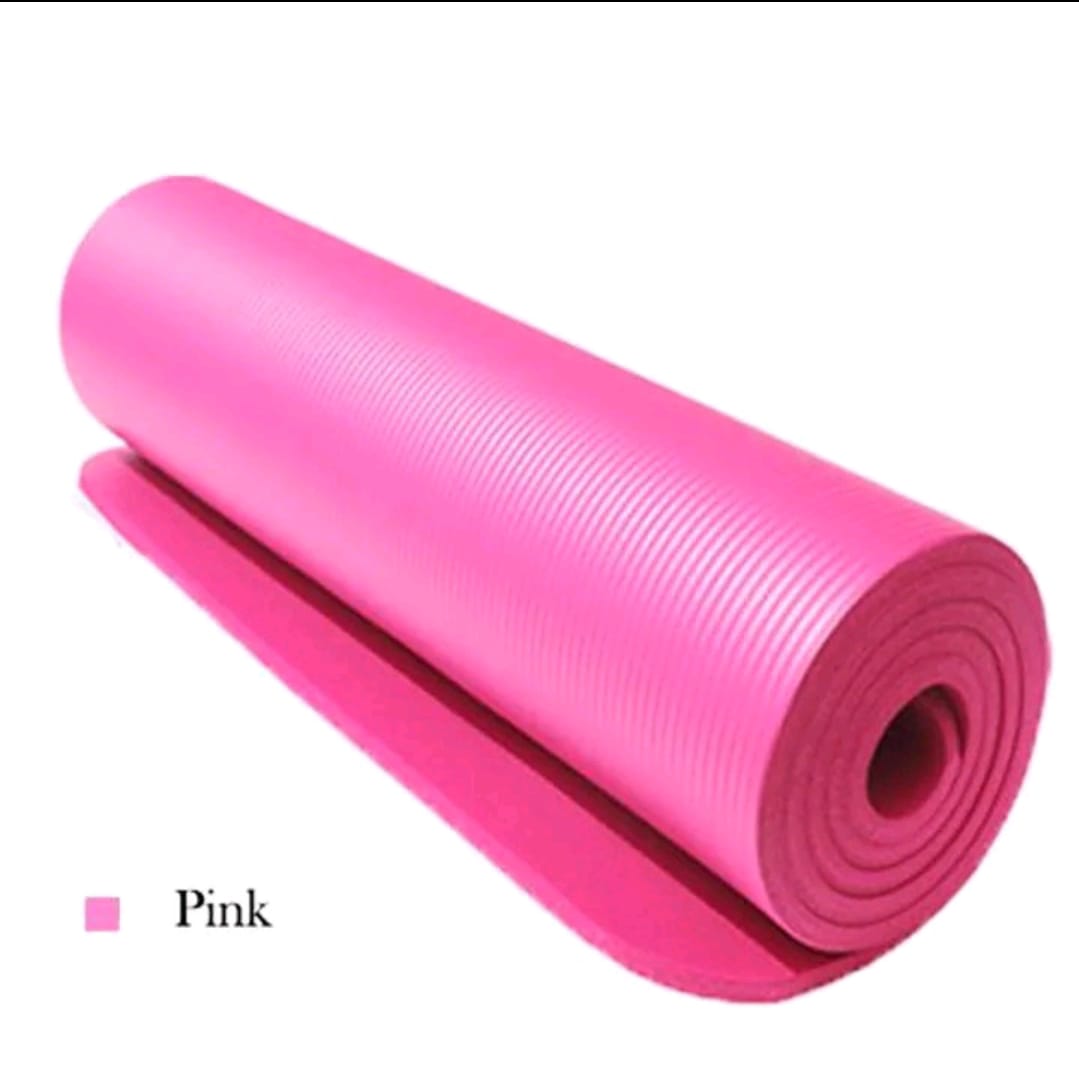 Generic 1830*610*10mm Nbr Yoga Mat Carpets Towel Mattress Pad Pink