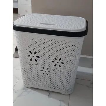Generic Plastic Laundry Basket With A Lid