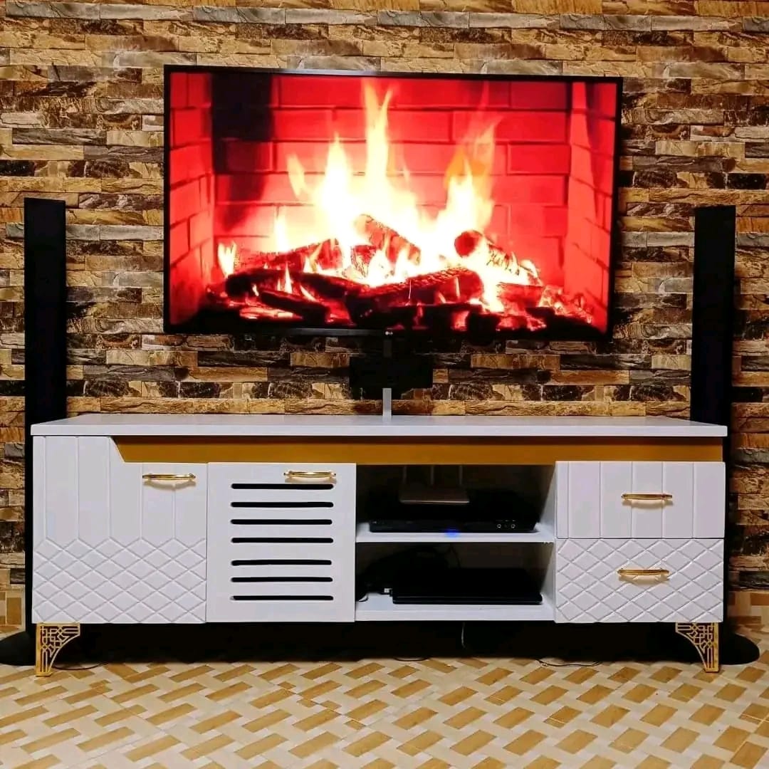 Classic  tv stand with led lights Strong and durable
Elegant design 
Laminated MDF boards 
Locally Made