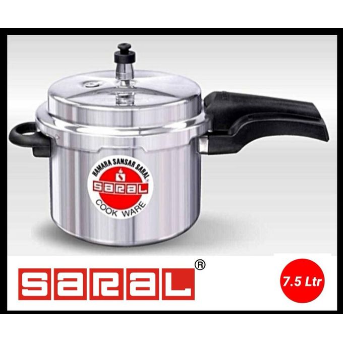 SARAL PRESSURE COOKER 7.5L + FREE SPOONS