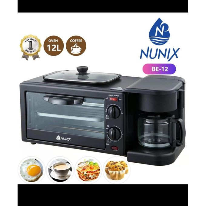 NUNIX 3 IN 1 BREAKFAST MAKER + FREE EXTENSION