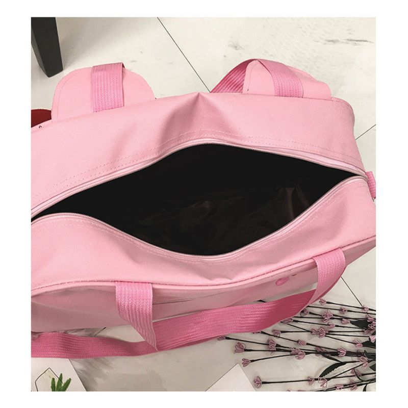 Large Capacity Exquisite Workmanship Leisure Portable Duffel Bag Cartoon Travel Fitness Bag