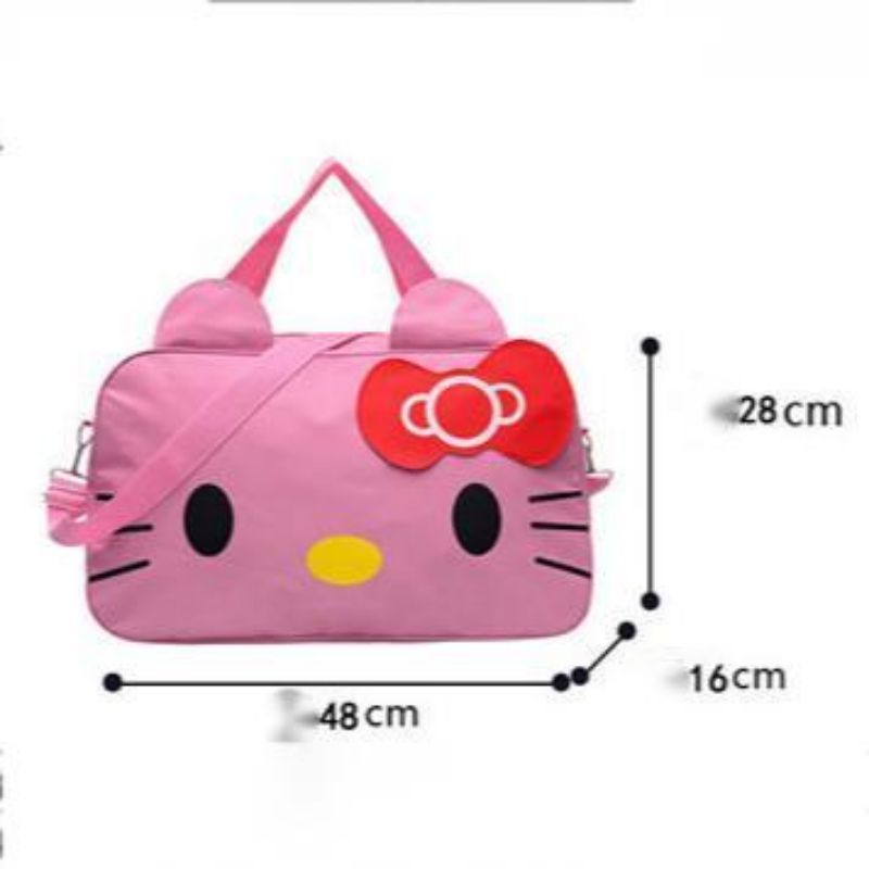 Large Capacity Exquisite Workmanship Leisure Portable Duffel Bag Cartoon Travel Fitness Bag