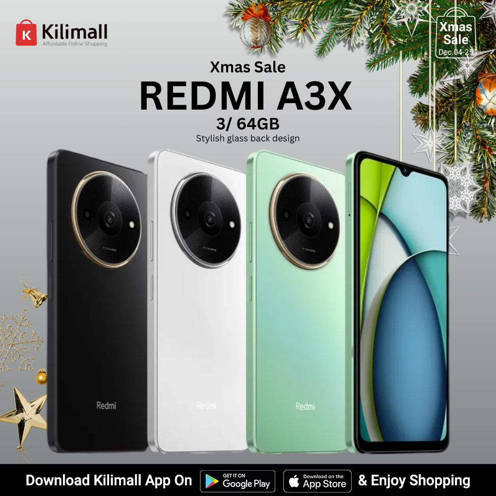 XIAOMI Redmi  A3X 6.71" 64GB+3GB RAM 4G Network 5000mAh Battery 8MP AI Camera 10W Fast Charging Fingerprint Sensor  Android 14 Smart Phones Moonlight White,64+3GB