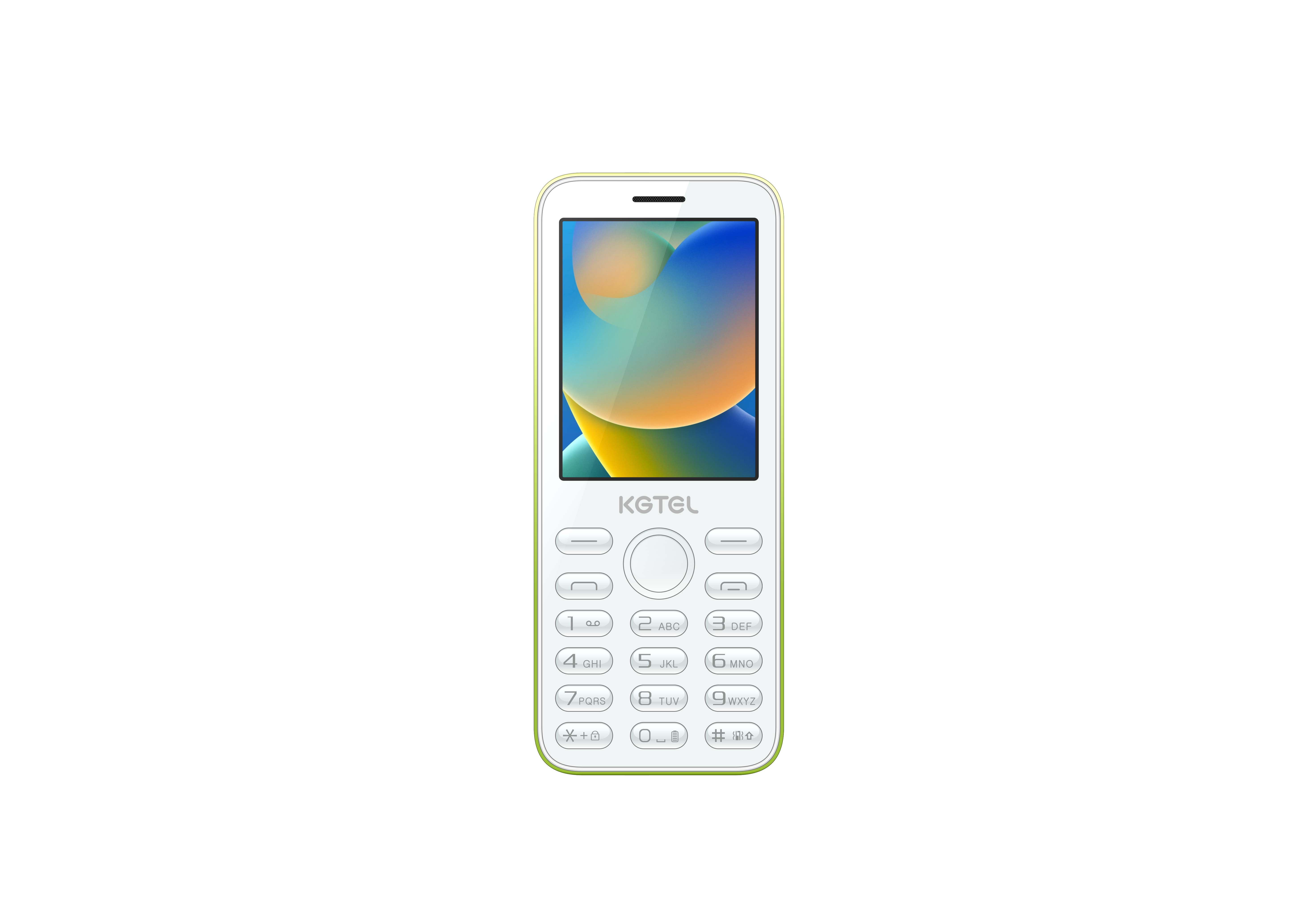 KGTEL RAINBOW 10 Quad SIM Card Wireless FM 2.8Inch 2500 mAh Large Capacity Battery MTK CPU  Featured Phone
