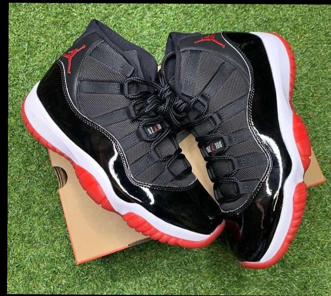 Jordan 11 Retro  'Black n red ' sizes 40-45 Unisex Authentic sneaker