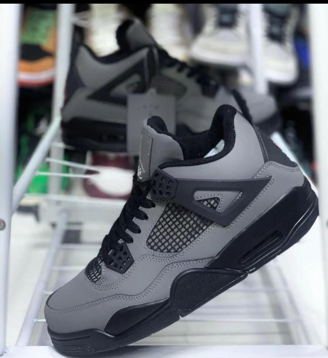Jordan 4 Retro Grey Authentic Sneaker 38-45