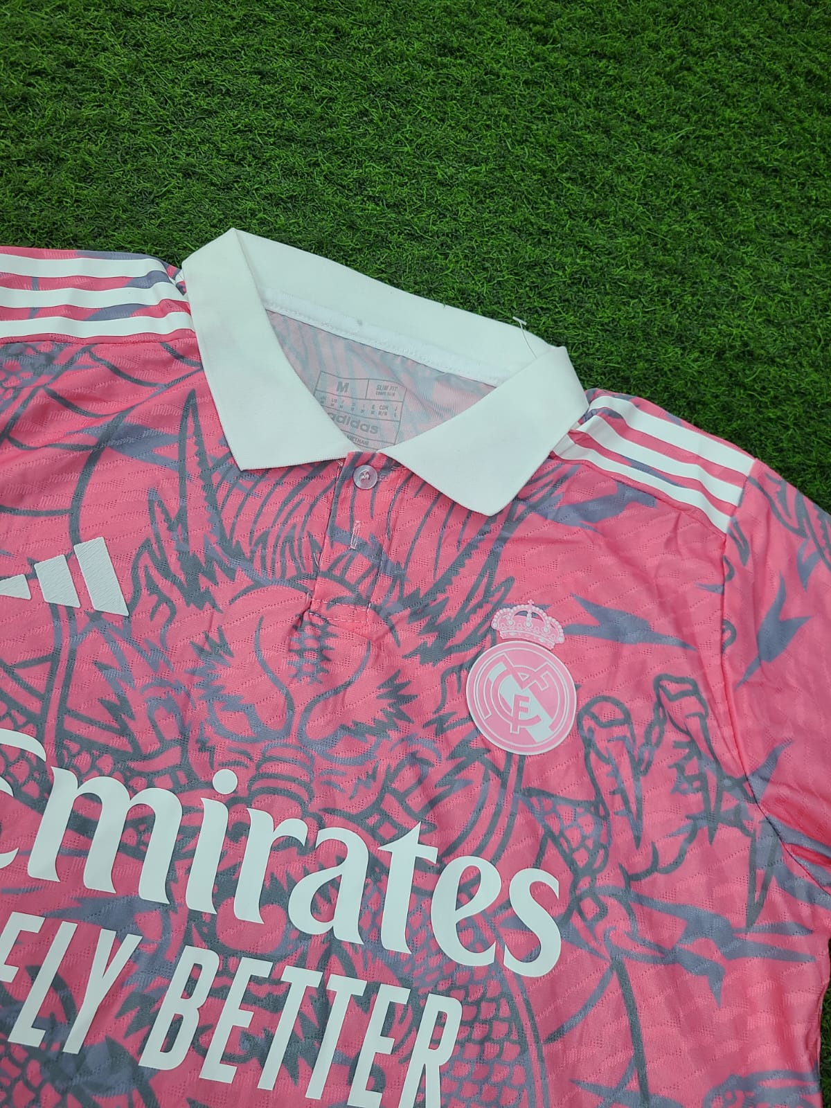 Real Madrid pink dragon special edition kit Authentic Player Version