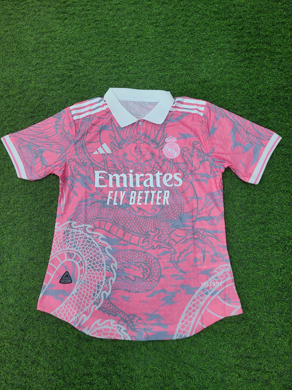 Real Madrid pink dragon special edition kit Authentic Player Version