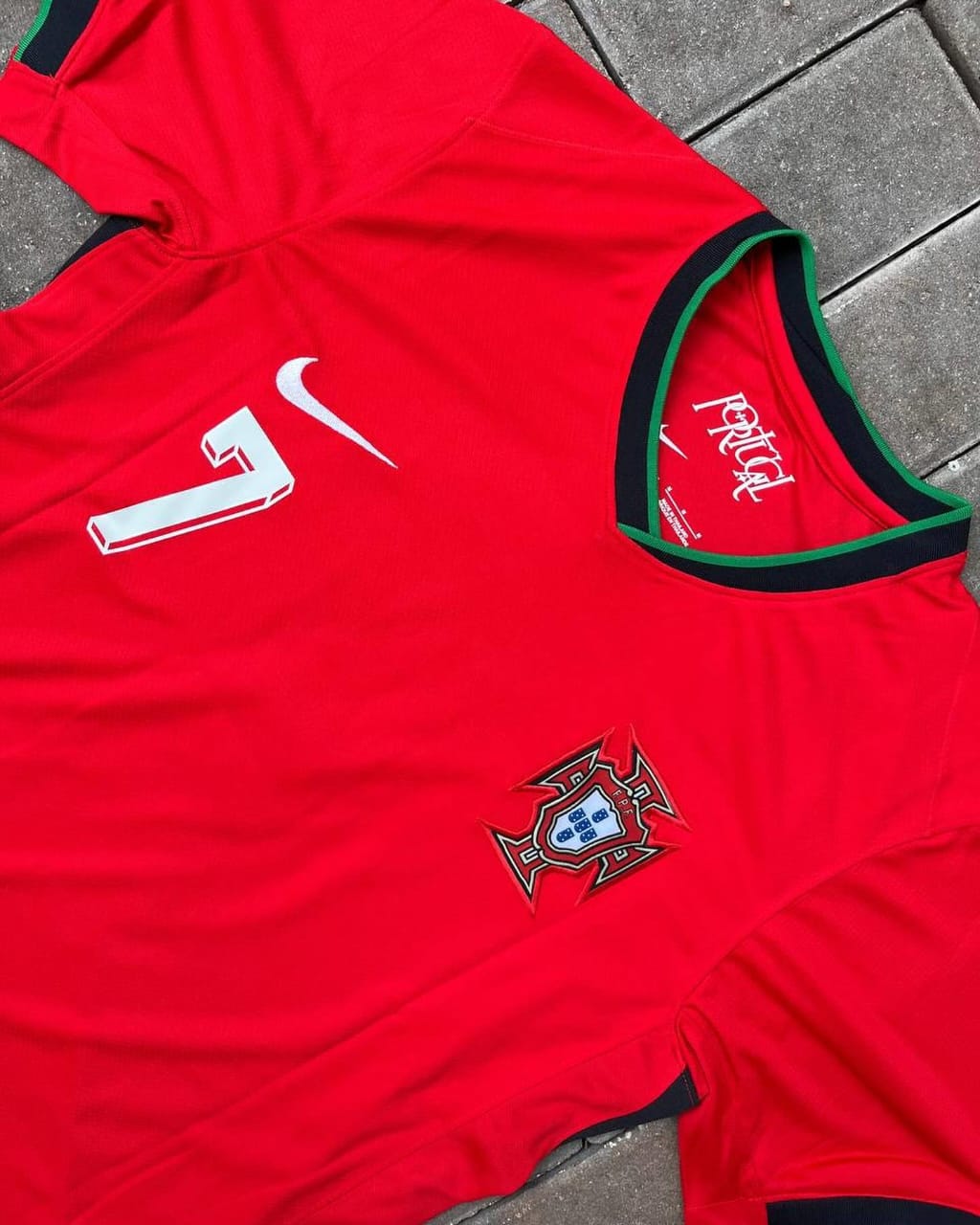 Portugal  Euro Home Red Jersey Kit Authentic Fan Version comes Plain