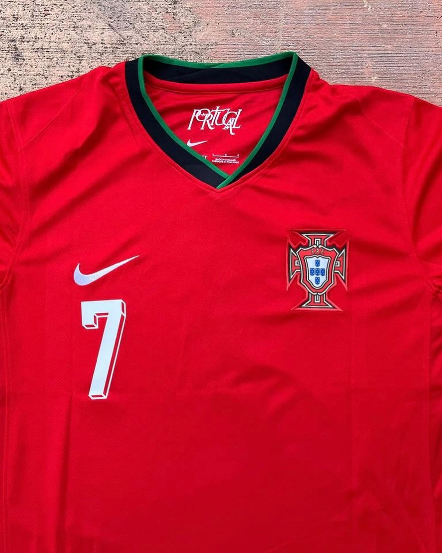 Portugal  Euro Home Red Jersey Kit Authentic Fan Version comes Plain