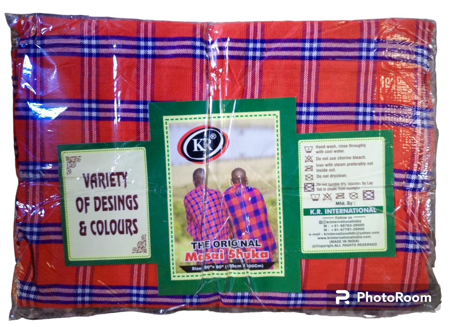Unisex African Kenyan Maasai Fabric Shuka / Kikoi / Leso 150*200cm