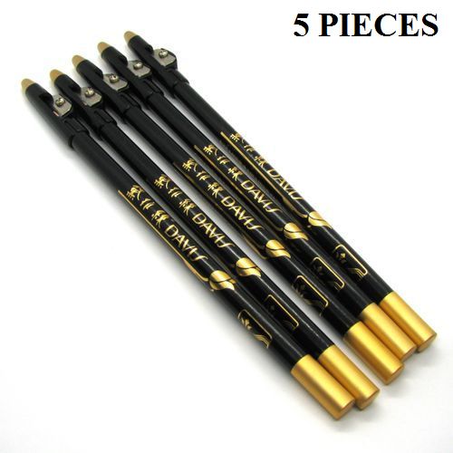 Davis Eye Liner & Lip Liner Pencil (5 Pieces)