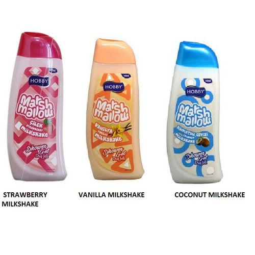 Hobby Marshmallow Strawberry  Shower Gels