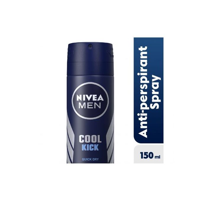NIVEA MEN Cool Kick Anti-Perspirant Spray 48h - 150 Ml