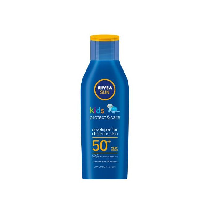 【Discounted】Nivea Sun Kids Spf50+ Moisturising Sun Lotion For All Skin Types - 200 Ml
